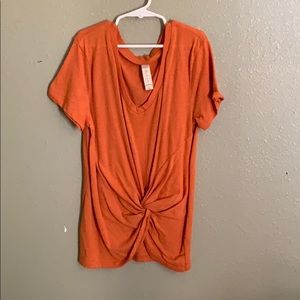 SHORT SLEEVE SHIRT W/ KNOT